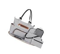 LIXSAZSE Modern Mummy Diaper Bag Handbag Versatile Baby Carriage Storage Bag for Buggy, Water wave chain, 31x16x30cm