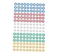 LIXSAZSE Multicolor Number Balls Bingo Ball Raffle Balls Durable Portable Tally For Birthdays And Game Nights Raffle Multicolor Durability Birthday Party