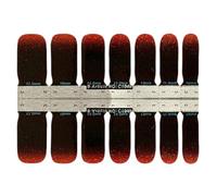 LIXSAZSE Nail Sticker Shiny Pattern Removable Wearable Paster Press Type Full Coverage Eye-catching Charming Manicure Tips, C1049