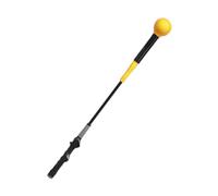 LIXSAZSE Non Slip Golf Swing Training Equipment Tool Golf Swing Warm Up Stick Excellent Accessory For Enhancing Techniques Warm Up Stick Practice, Yellow, 80cm