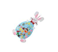 LIXSAZSE Non-Toxic DIY Felt Pendant Rabbit Easter Wall Hanging Decoration Playful Kid Rooms Celebrating Easter Spirit Cots Baby Crib Mobile Toy Girls Room Accessories