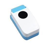 LIXSAZSE Office Essential Square Hole Punches with Bottom Lock for Buckle for File Organization Embossed Punching DIY Square Punch Manual Bottom with Lock for Buckle Precision, Circle