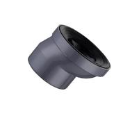 LIXSAZSE Offset Toilet Flange Shifter Accessory Durable Construction Easy to Install Addressing Bathroom Fixture Challenges Professional Engineering Toilet Seat Accessories, Grey, 5cm