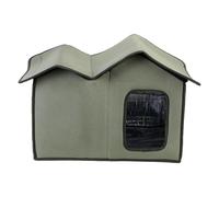 LIXSAZSE Outdoor Cat House Villa Tent Waterproof Soft Cushion Designed To Accommodate Stray Cats Cozy Shelter For Feral Cats Feral Shelter With Removable Soft Cushion