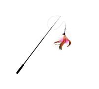 LIXSAZSE Outdoor Telescopic Teasing Wand Replacement Living Room Bedroom Portable Pet Teaser Interactive Toy Pets Supplies 1.8m, Colorful