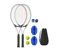 LIXSAZSE Outdoor Tennis Train Aid Features Enlarged Racket Face And Stable Base Self Practice And Training At Home Portable Tennis Set Set With Ball Exercise