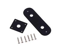 LIXSAZSE Pack of 2 Plastic Guitar Control Plate Professional Detachable String Instrument Components with Mounting Plates