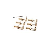 LIXSAZSE Pack of 6 Electric Guitar Bridge Saddle Guitars Stringed Instrument Portable Steel Saddles Wrench Repair Accessories