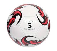 LIXSAZSE Patterned Football Balls In Size 5 With Scratch-resistant Cover Cool Patterned Appearance Is Truly Impressive, white