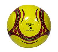 LIXSAZSE Patterned Football Balls In Size 5 With Scratch-resistant Cover Cool Patterned Appearance Is Truly Impressive, yellow