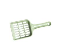 LIXSAZSE Pet Cat Litter Sifter Waste Tray Solid Handle Universal Shovel Scoop Compact Cleaning Plastic Tool Toilet Garden Supplies, Green