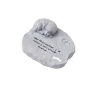 LIXSAZSE Pet Outdoor Memorial Headstone Reflect Pet Love Strong Durable Stones Memorializing Pets Creative Memorial Stones Featuring Cute Pattern Gifts Loss Of Gift Gravestone