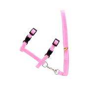 LIXSAZSE Pet Walking Leash Solid Color Adjustable Animal Collar Flexible Harness String Comfortable Safety Reusable Portable, Pink