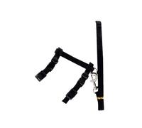 LIXSAZSE Pet Walking Leash Solid Color Adjustable Animal Collar Flexible Harness String Comfortable Safety Reusable Portable, Black