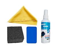 LIXSAZSE Pickleball Racket Cleaner Cleaning Solution Makes Maintaining Paddle Condition Effortless For Busy Athletes Carbon Fiber Pickleball Paddle Cleaning Spray, Square Eraser, 100 ml