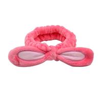 LIXSAZSE Portable And Fashionable Rabbit Ears Headband For On Go Wash Face Hairband Cotton Up Headband Good Gifts Lightweight, pink