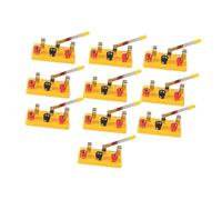 LIXSAZSE Portable Educational Single Pole Double Throw Circuit Essential for Physics Labs Equipment and Science Toys for Students Educational Single Pole Double Throw Knives Switch, Yellow, 7.6x4cm