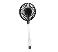 LIXSAZSE Portable Fan USB Fan 5V 1A Mini Cool Plug And Play Flexible Neck Laptop PC And Summer Easy To Carry And Store Portable USB Has NO On/off Switch, Black, short