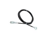 LIXSAZSE Portable Fitness Pulley Cable Steel Wire Rope Designed For Triceps Biceps Workout Applications At Home Gym Weight Lift Gym Equipment Triceps Back Chest Rope, Black, 3.5m