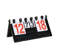 LIXSAZSE Portable Football Scoreboard Easy Coil Flipping for Operation PVC Ball Football Basketball Waterproof And Is Thick, type+5