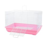 LIXSAZSE Portable Pet Hamster Cage Secure Guinea Pig Gerbils Mice House, Type 4