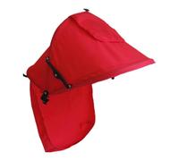 LIXSAZSE Portable Stroller Sun Shade Baby Stroller Sunshade Waterproof Sun Universal Adjustable Buckle Easy to Install Outdoor Rain Cover for Pushchair Canopy Parasol Portable, red, 46cm