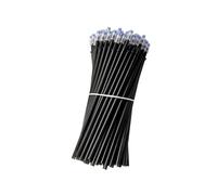 LIXSAZSE Premium 50Pcs Erasable Pen Refills for Drawing Replace Markers Stationery Supplies, Black, 0.5mm