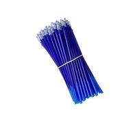 LIXSAZSE Premium 50Pcs Erasable Pen Refills for Drawing Replace Markers Stationery Supplies, Blue, 0.5mm