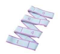 LIXSAZSE Progressive Degrees Of Stretching Multi Loop Pilates Dance Improve Flexibility Belt And Different Tensile Strengths. Yoga Strap Stretch Exercise Band Waist Back Leg, Blue, 120x4cm