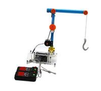 LIXSAZSE Pupils Science Experiment DIY Tower Crane Toy Encourages Collaboration And Creativity While Experimenting With Scientific Concepts Easily Technology Small Production DIY Tower Crane Toy