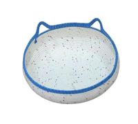 LIXSAZSE Puppy Cave Sleeping Bed Offers Breathable And Scratchable Cotton Rope For Indoor Cats Seeking Fun And Relaxation Washable Round Sleeping House Bed For Indoor Cat