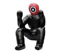 LIXSAZSE Realistic Unfilled Jiu Jitsu Dummy Training Tool Multiuse Martial Arts Practice And Skill Improvement Brazilian Jiu Jitsu Training Dummy Practice Tool, Red Face, 165cm