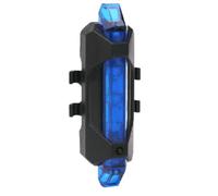 LIXSAZSE Rechargeable Bike Tail Lights Reminding Rear Lamp Flashing Taillight Wide Range Wear-resistant Illumination Gear, blue
