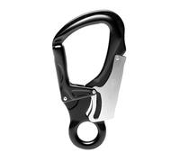 LIXSAZSE Reliable 35KN Safety Snap Hook Clip for Rock Climbing Abseiling Fall Arrest Carabiner
