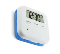 LIXSAZSE Reliable Electronic Pill Reminder with 5 Alarms Travel-Sized Medication Container, 4 Grid