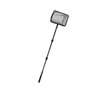 LIXSAZSE Retractable Fishing Net Essential Accessory Suitable For All Aquatic Needs Lightweight Efficient Easy Catching Fish Butterfly Catching Tool Retractable For Kids, black, L