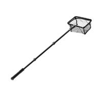 LIXSAZSE Retractable Fishing Net Essential Accessory Suitable For All Aquatic Needs Lightweight Efficient Easy Catching Fish Butterfly Catching Tool Retractable For Kids, black, M