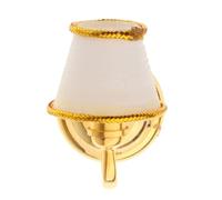 LIXSAZSE Retro Lamp Decoration Accessory Creative Gift Choice Miniature Lamp Looking Wonderful In Home Decor Collection 1:12 Dollhouse DIY Ornaments Metal Wall Lights