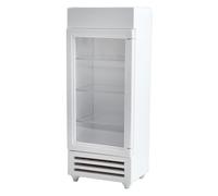 LIXSAZSE Retro Style for Dollhouse Miniature Refrigerator 112 Scale Decorative Wooden Fridge, White