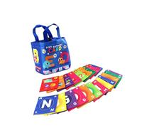 LIXSAZSE Reusable Soft Flash Cards Washable Interactive Fun Toy Engaging Experience For Babies Toddlers To Discover Colors And Sounds Soft Flash Cards With Cloth Storage Bag Washable