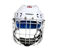 LIXSAZSE Roller Skating Adjustable Ice Hockey Helmet Safe Practice Training Gear With Breathable For Comfort Hockey Helmet Is Made Of PP Shell Ice Speed Skate Dry Land Equipment, White, XL