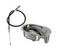 LIXSAZSE Rustproof Living Room Furniture Accessories Unique Pull String Silver Oval Handles Enhanced Durability And Style Alloy Recliner Chair Sofa Couch Release Lever