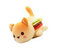 LIXSAZSE Sandwich Fries Donut Plush Toys Cartoon Fluffy Doll Cute Style Sleeping Pillow Collection Toys Party for Kids Children, Sandwich