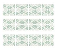LIXSAZSE Self-Adheve Tiles for Bathroom ntly Refresh Space with Elegant Kitchen 3D Tile Stickers PVC Herringbone Pattern, SCQ1097（20x20cm）, 12pcs
