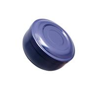 LIXSAZSE Shaving Bowl Shaving Mug Container Crafted Stainless Steel Keeps Soap Warm Essential Men Tool Stainless Steel Soap Cream Bowl for Adult, Blue, 110x65mm