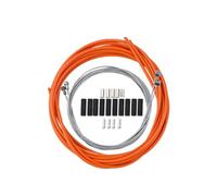 LIXSAZSE Shifting/Brake Cable Tube Heat Resistance High Carbon Steel Bike Wire Core PVC Derailleur Parts Line Hose, Orange