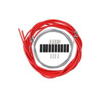 LIXSAZSE Shifting/Brake Cable Tube Heat Resistance High Carbon Steel Bike Wire Core PVC Derailleur Parts Line Hose, Red