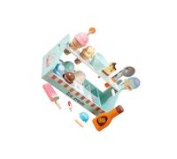 LIXSAZSE Simulation Ice Cream With Wooden Toy Offers Rich Pretend Play Experience Supporting Social Skills Development In Children Pretend Play Kitchen Toy Ice Cream Shop Toys Kids