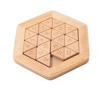 LIXSAZSE Slide Puzzle Game Hexagonal Number Puzzle Teens Adults IQ Educational Fun Learning Experience Helping To Develop Childrens Logical Thinking Abilities. Provides Mental Challenge Exercises Mind
