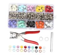 LIXSAZSE Snap Closure Setter Premium Snap Fasteners Metal Snaps Buttons Fastener Reduce Hand Fatigue Durable Which Can Reduce Hand Fatigue After Long Time Sewing DIY Crafting Clothing Closure Setter
